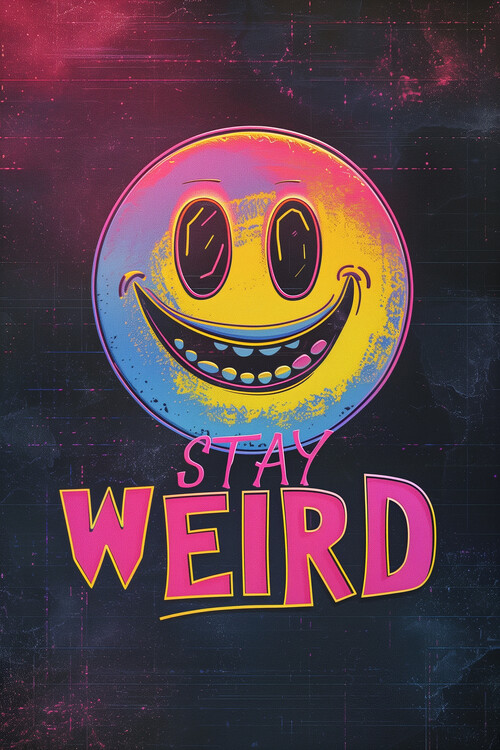Plakát Stay Weird