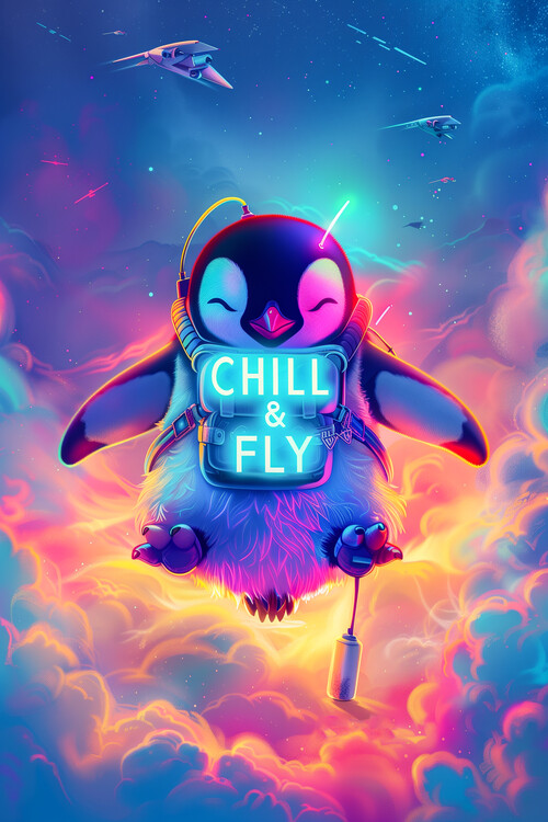 Плакат Chill and Fly