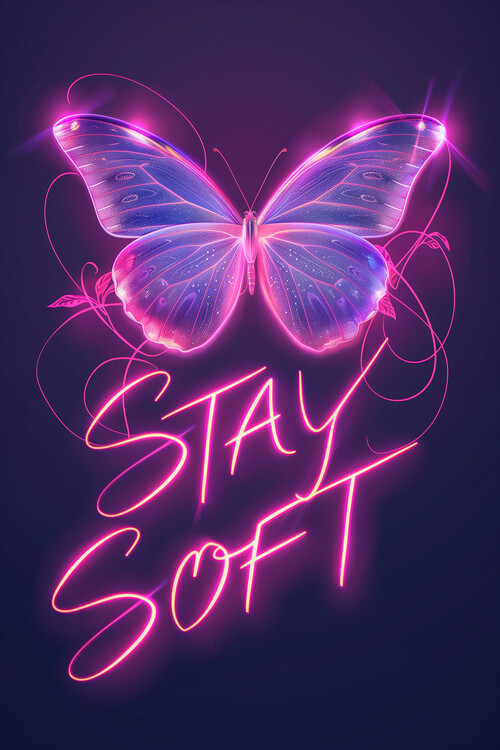 Плакат Stay soft