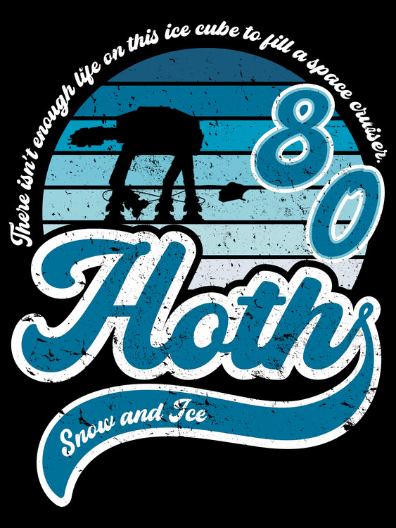 Poster Vintage snow and ice