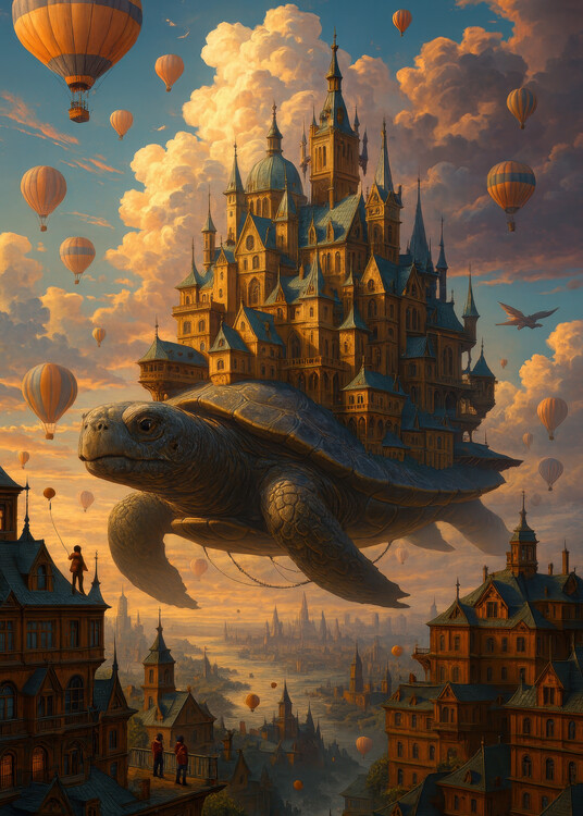 Poster The Sky Kingdom on the Great Turtle