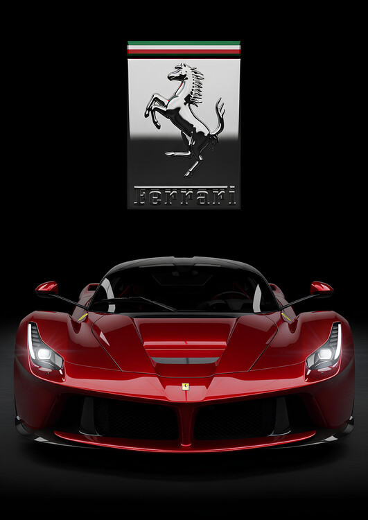 Плакат Ferrari The Pinnacle of Italian Automotive Excellence