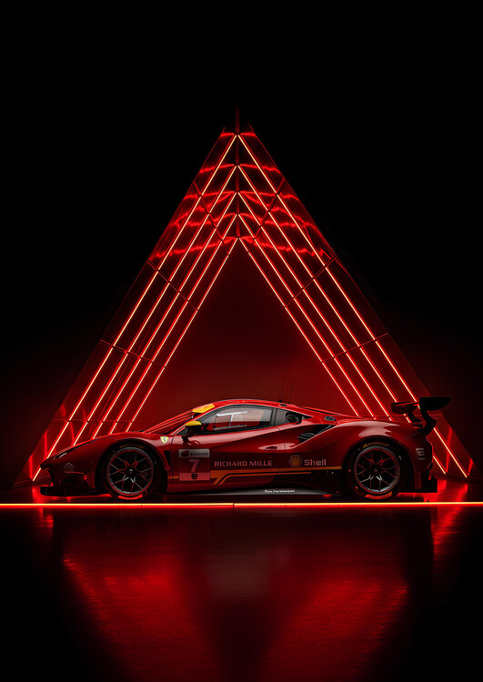Плакат Ferrari Racing Heritage: Sculpted by Wind, Driven by Victory