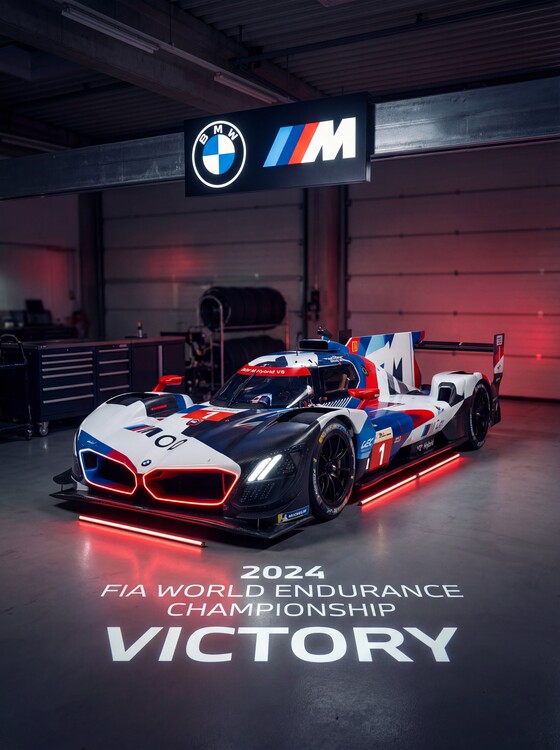 Плакат BMW M Motorsport 2024 FIA World Endurance Championship Glory