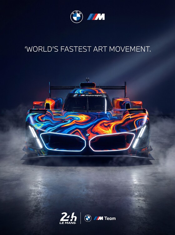 Плакат BMW M Motorsport Victory at 200 MPH on the Le Mans Track