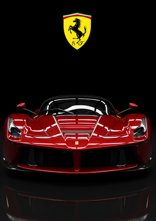 Плакат Ferrari LaFerrari: Where V12 Power and Electric Fury Unite