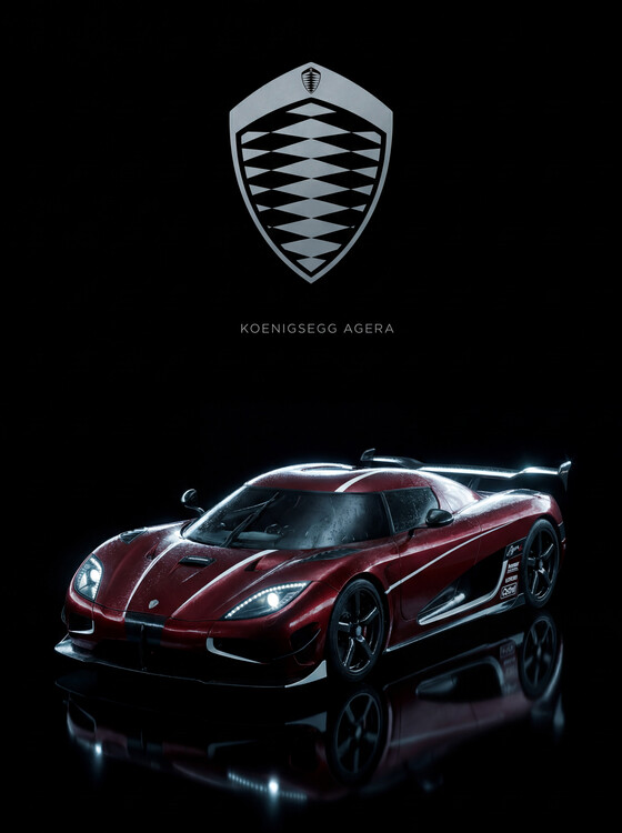 Плакат Koenigsegg Agera Swedish Hypercar
