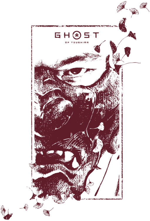 T-shirt Ghost of Tsushima: Samurai's Fury