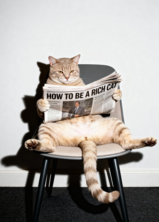Poster HOW TO BE A RICH CAT