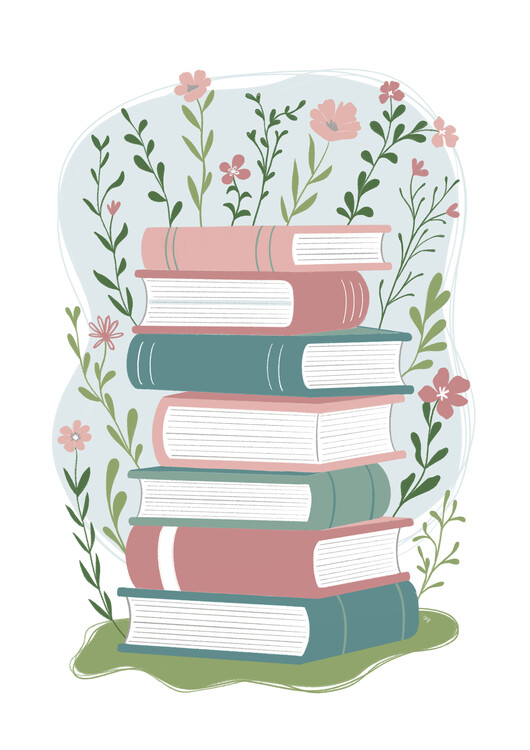 Plakát Romantic Book Stock