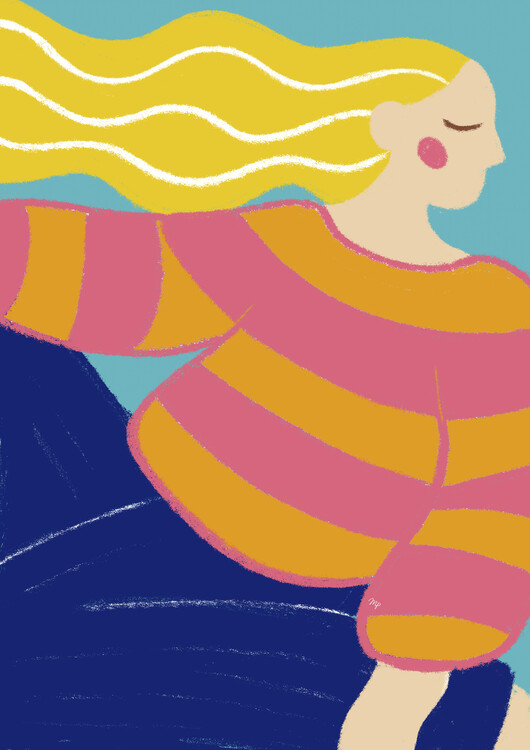 Плакат Big Bold Girl One