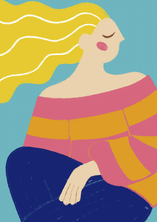 Плакат Big bold Girl Two