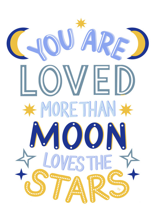 Poster U R loved quote