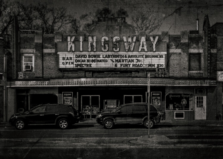 Poster Kingsway Theatre No 2 Old Film Version