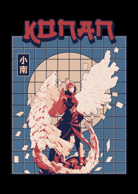 Poster Paper of Konan Akatsuki