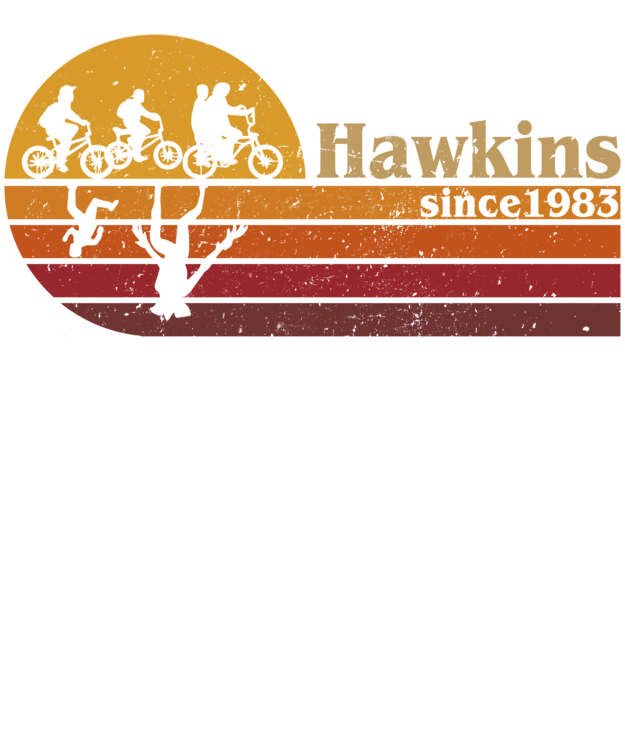 T-shirt Hawkins Vintage