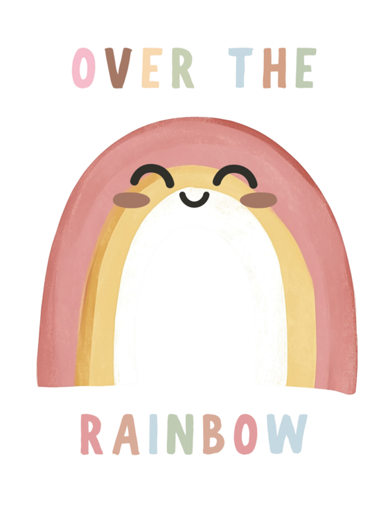 T-shirt Over the rainbow