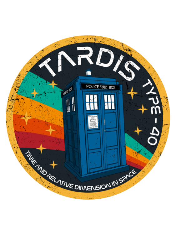 T-shirt TARDIS type 40