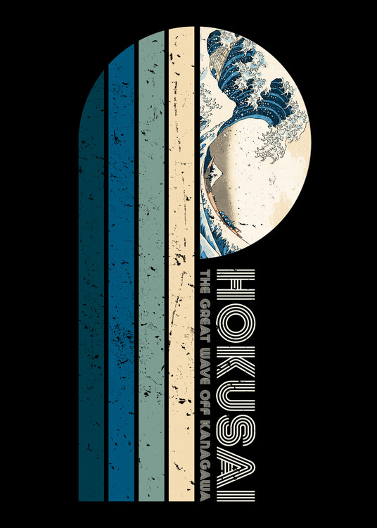 Poster Retro Hokusai