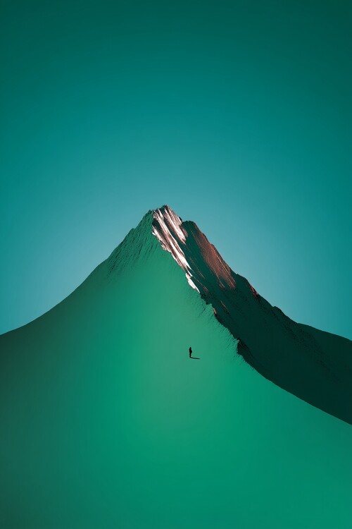 Плакат Solitary Ascent
