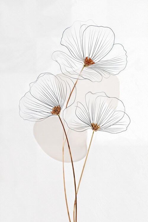 Juliste Ethereal White Blossoms
