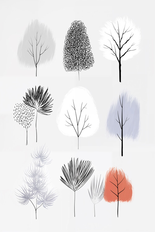 Juliste Whispering Trees Collection