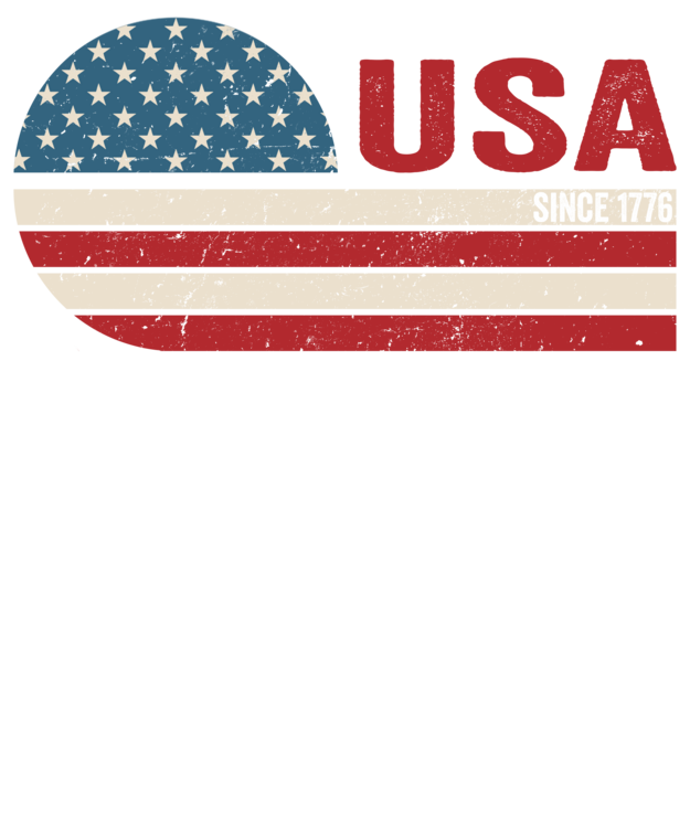 T-shirt Retro USA