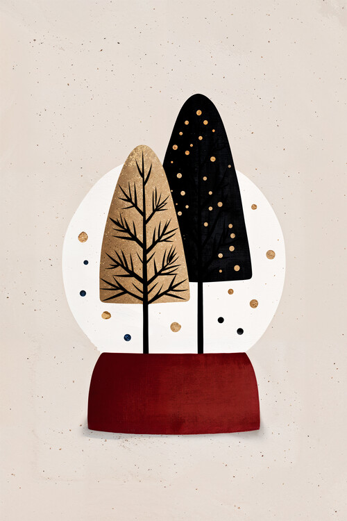 Juliste Minimal Winter Forest