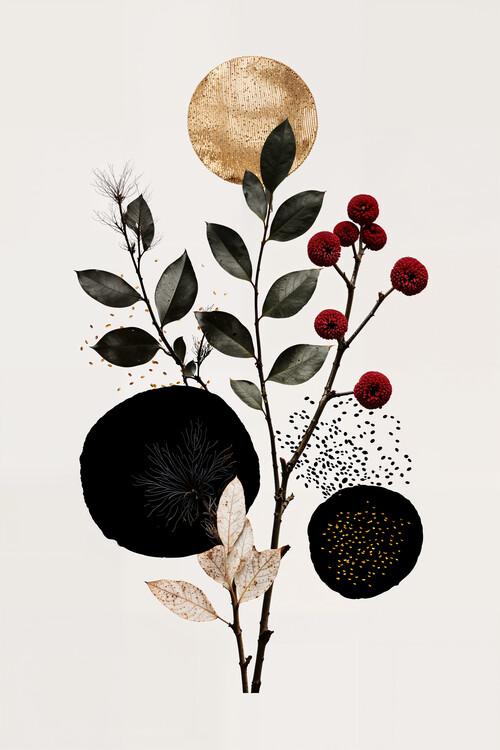 Juliste Autumn Berries on Ivory Light