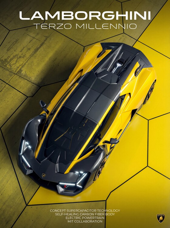 Плакат Lamborghini Terzo Millennio: The Electric Future