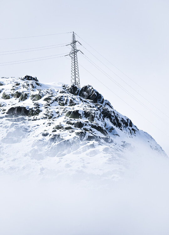 Poster Swiss Alps view