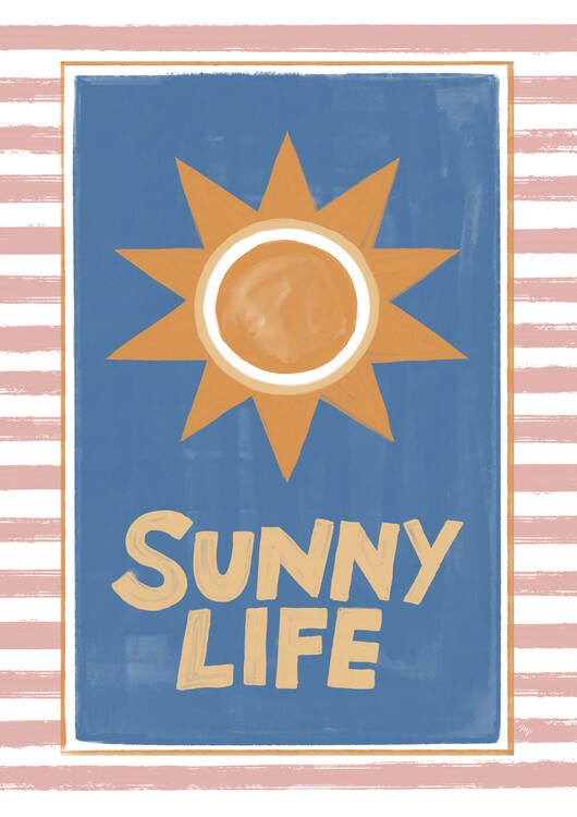 Poster Retro Sunny Life Poster