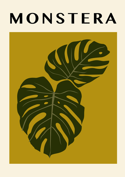 Плакат abstract exotic fruit