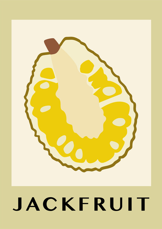 Плакат abstract exotic fruit