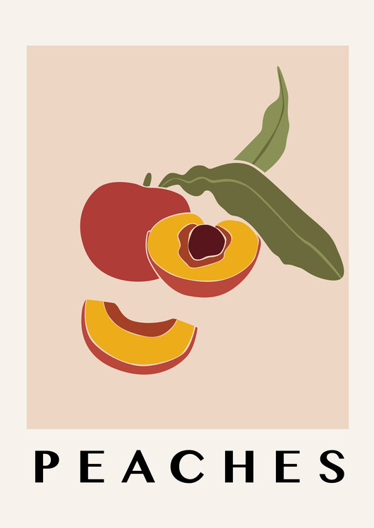 Плакат abstract exotic fruit