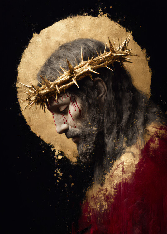 Плакат Elegant Jesus Christ Portrait