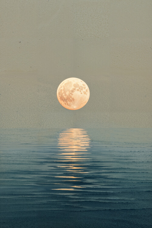 Juliste Moon Reflection