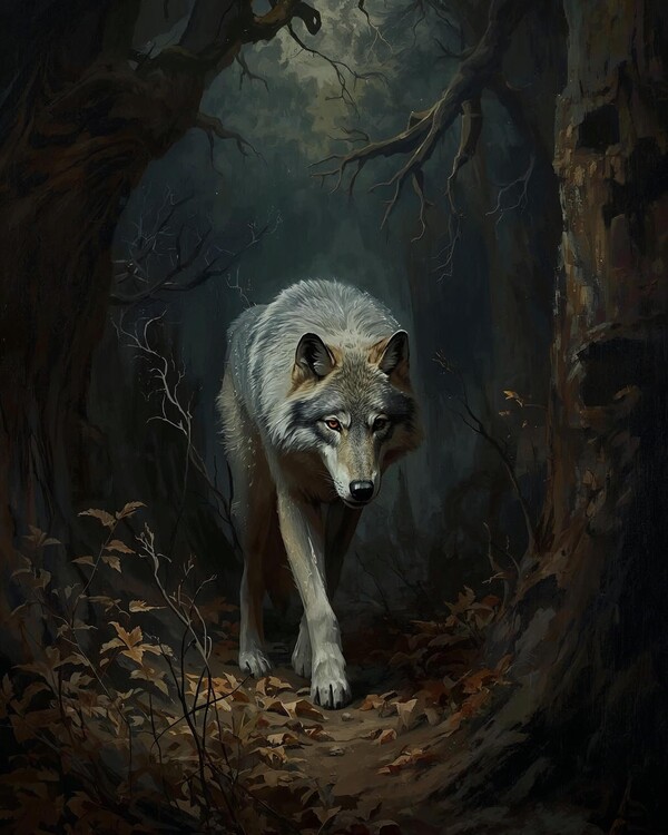 Poster Alone wolf