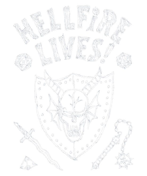 T-shirt Hellfire lives black