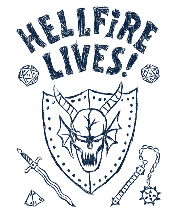 T-shirt Hellfire lives