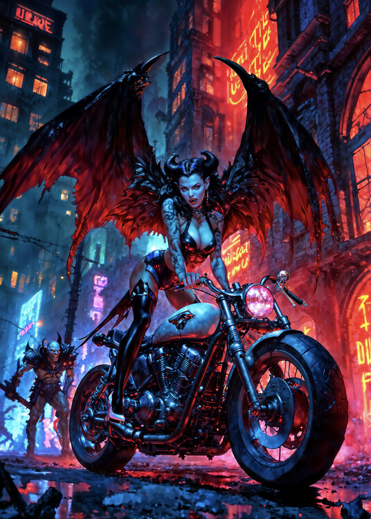 Poster Night City Lilith