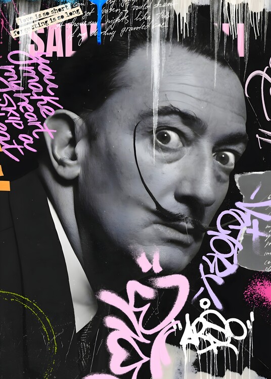 Poster SLVDR grafiti art