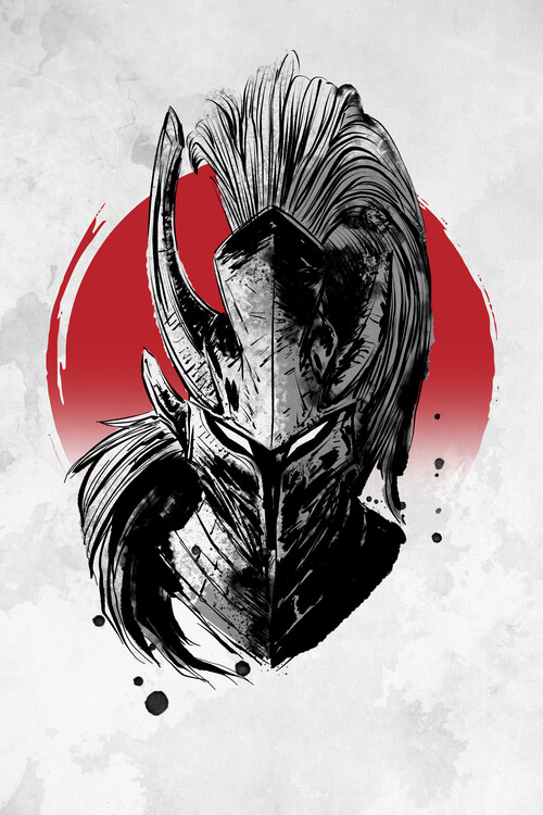 Canvas Print Red Sun Igris