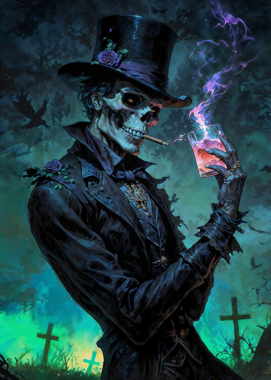 Плакат Midnight Toast with the Baron Samedi