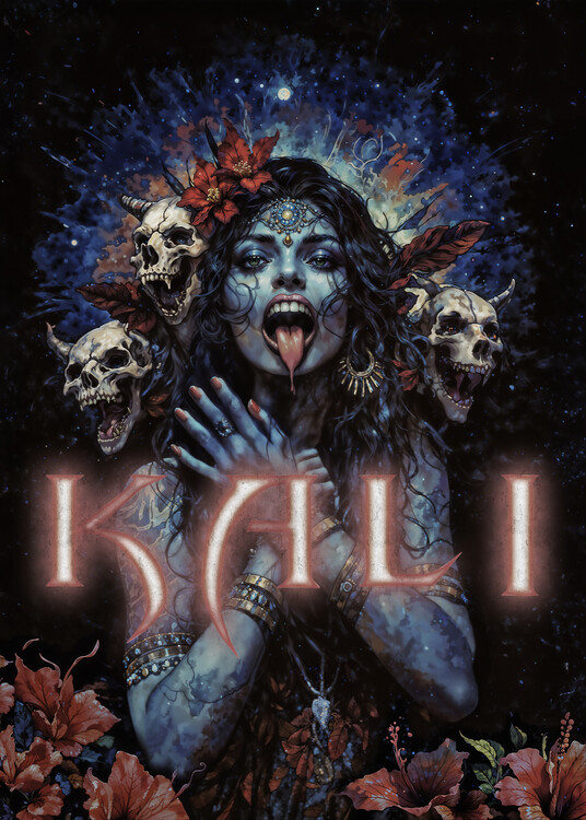 Плакат Born of Night Divine Kali