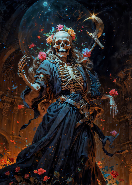Плакат Santisima Muerte Lady of the Sacred Bones