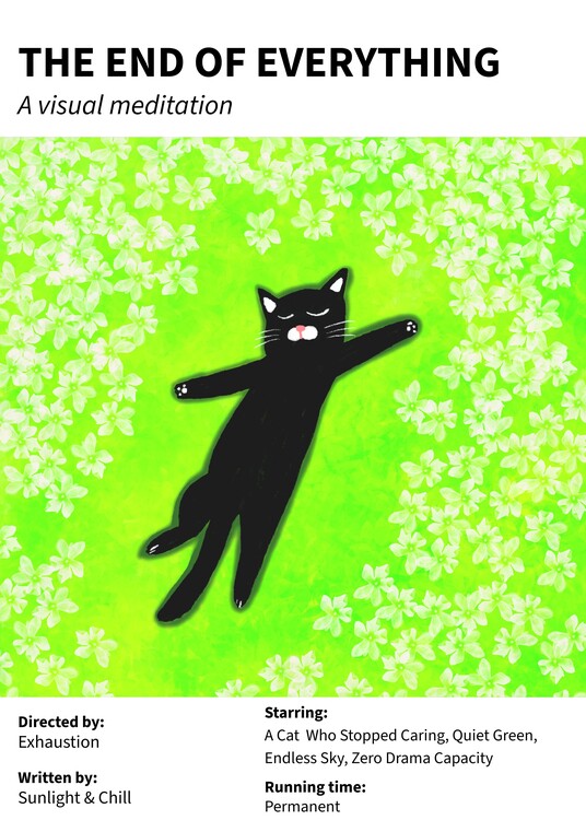 Poster The end of everything Chilling Cat Film Poster