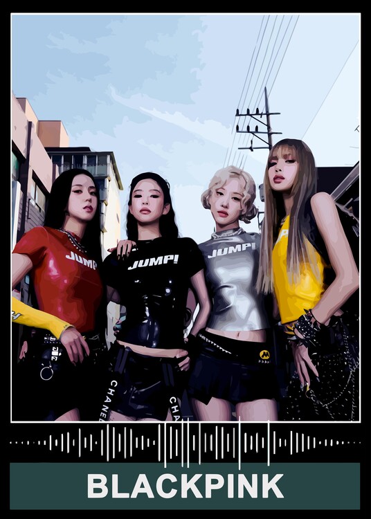 Poster Girl Band Popular Portrait