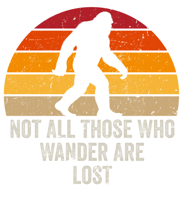 T-shirt Retro Sasquatch