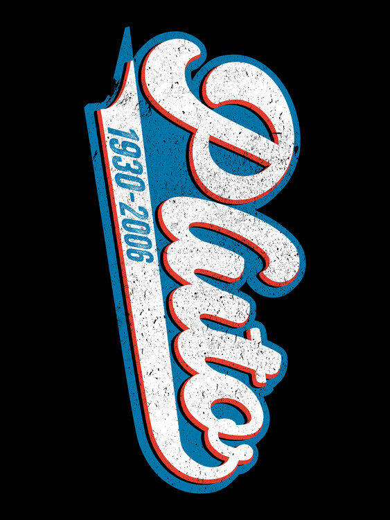 Poster Team Pluto vintage